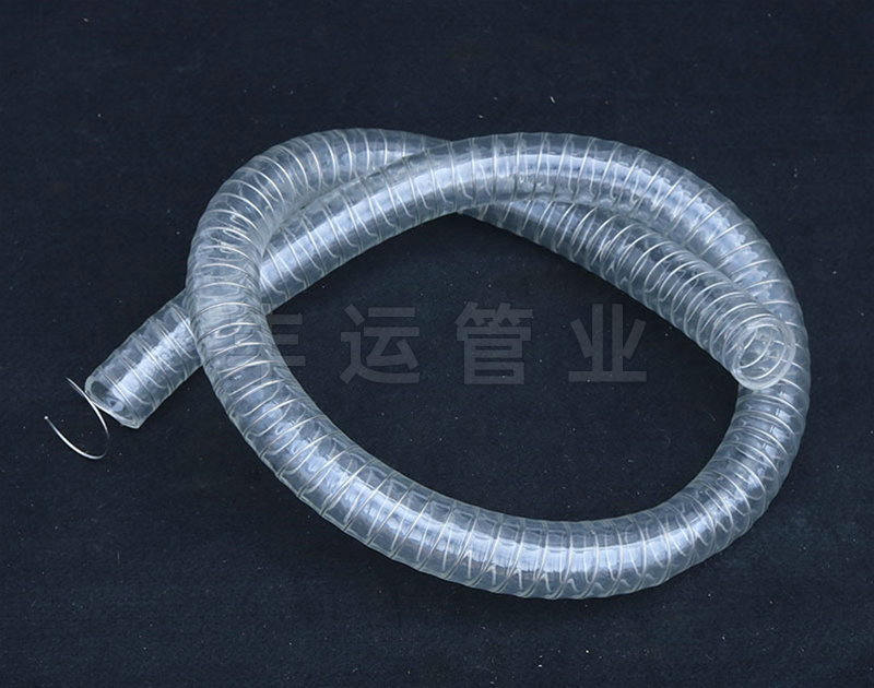 食品級(jí)PU透明鋼絲平滑管